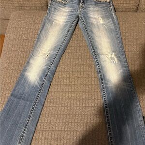 Miss Me Light Blue Boot Cut Jeans